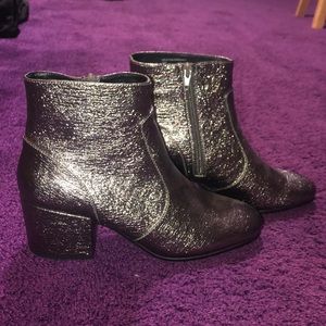 Steve Madden metallic Kristina boots